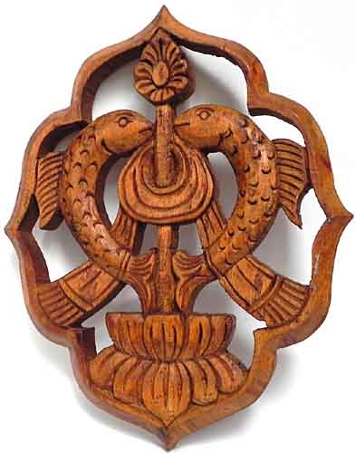Tibetisches Gl�ckssymbol Matsya