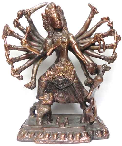 18armige Kali Statue
