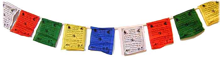 Tibetische Gebetsfahne