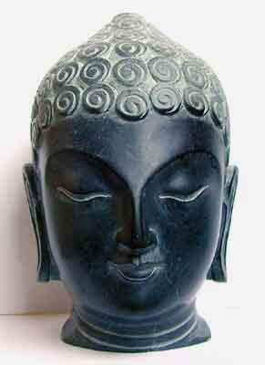 Buddha Kopf Skulptur