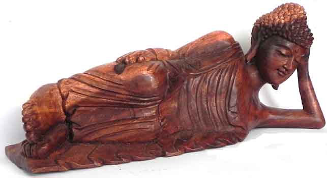 Mahaparinirvana Buddha Statue Holz Mahaparinirvana Buddha Statue Holz