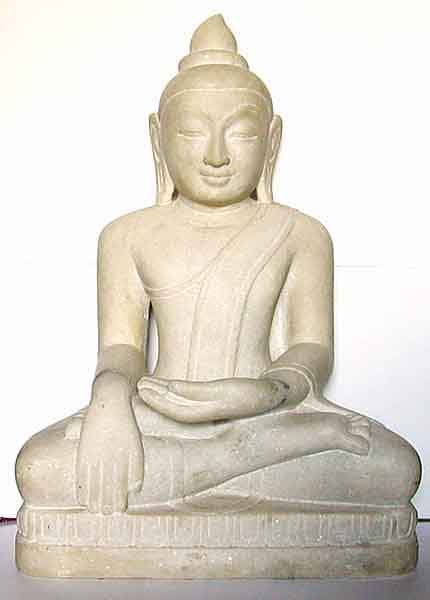 Buddha Statue weier Marmor