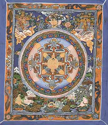 Mini Thangka Buddha Mandala