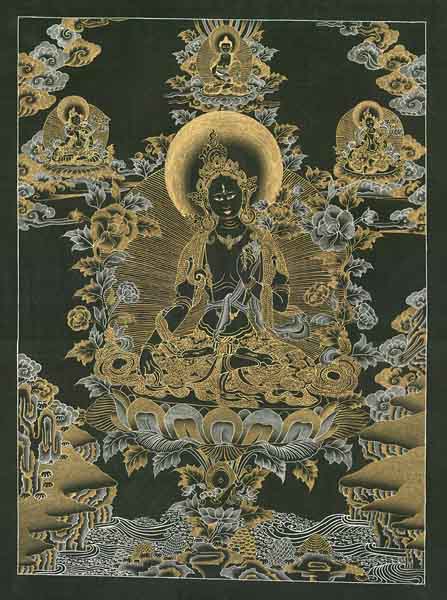 weisse Tara Thangka