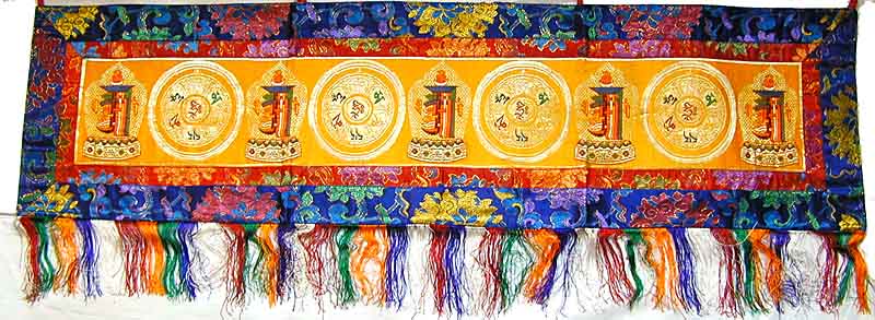 Tibetische Thanka mit  Kalachakra und Mantra