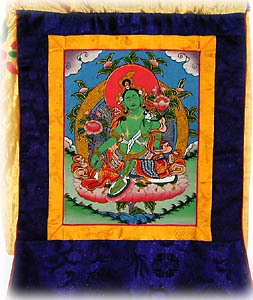 grne Tara thangka