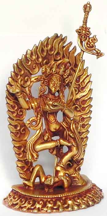 Vajra Yogini, vergoldet