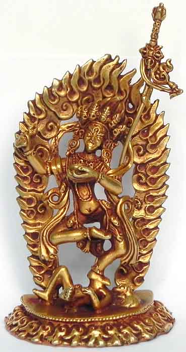 Vajra Yogini, vergoldet