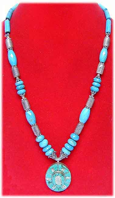tibetische Kalachakra Mantra Amulettkette tibetische Kalachakra Mantra Amulettkette