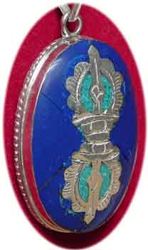 Inlay Vajra Anhnger  