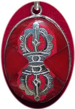 Inlay Vajra Anhnger  