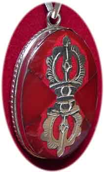 Inlay Vajra Anhnger  